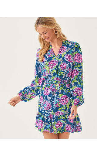 Axton Dress - Multi Dahlia Licious