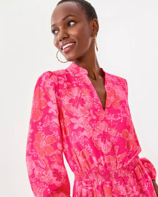 Axton Dress - Sun Shell Pink Big Party