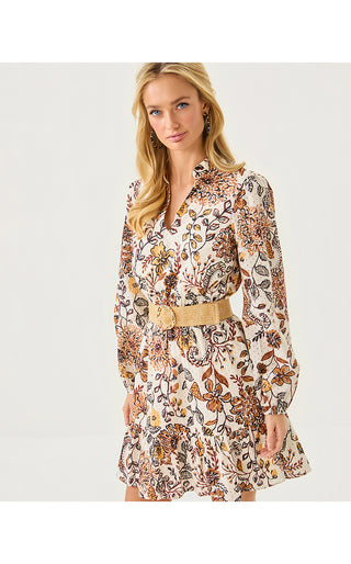 Axton Eyelet Dress - Coconut Take Meowt