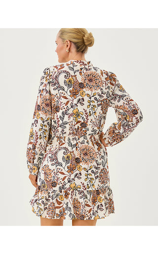 Axton Eyelet Dress - Coconut Take Meowt