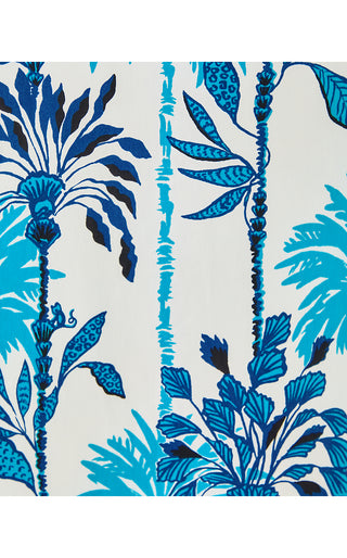 Girls Little Lilly Classic Shift Dress - Coconut Swayin In The Breeze Engineered