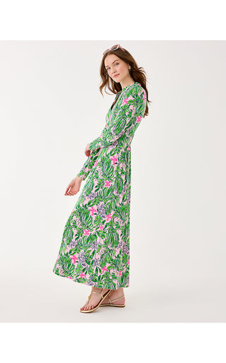 Solene Midi Dress - Conch Shell Pink Roaring With Joy