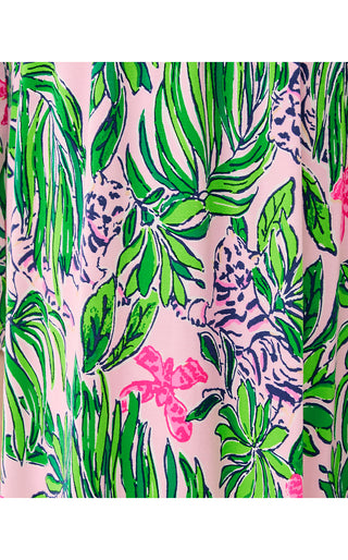 Solene Midi Dress - Conch Shell Pink Roaring With Joy