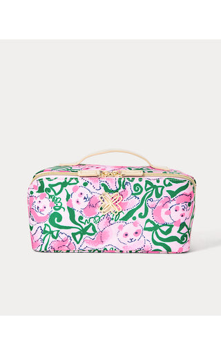 Josee Pouch - Pink Quartz Panda N Bows