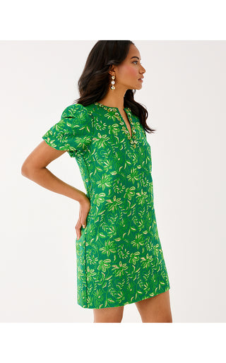 Jarren Dress - Bamboo Green Sunseeker Jacquard