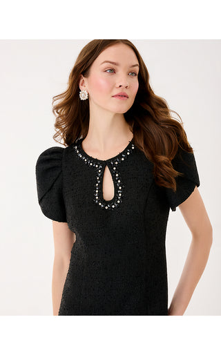 Emmylou Boucle Dress - Noir Chic Chick Boucle