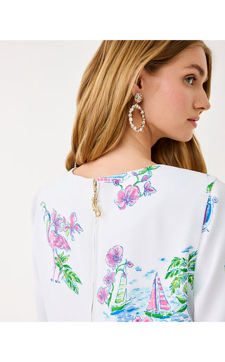 Margaux Dress - Resort White Dee Lightful