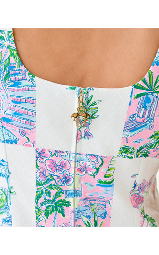 Dee Stretch Maxi Shift Dress - Multi Sunny Dee Patch Engineered