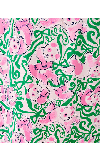 Alexandar Pajama Top - Pink Quartz Panda N Bows