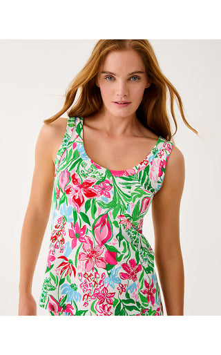 Bransen Pajama Top - Multi Glowing Gardens