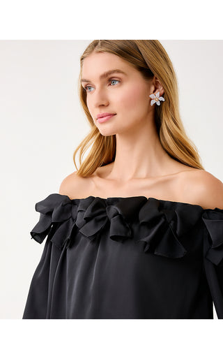 Analea Off The Shoulder Top - Noir