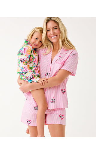 Elly Pajama Boxer - Multi Disney Half Drop Overprint