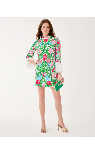 Agnes Skirted Romper - Multi Glowing Gardens Engineered