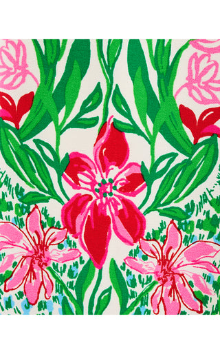 Agnes Skirted Romper - Multi Glowing Gardens Engineered