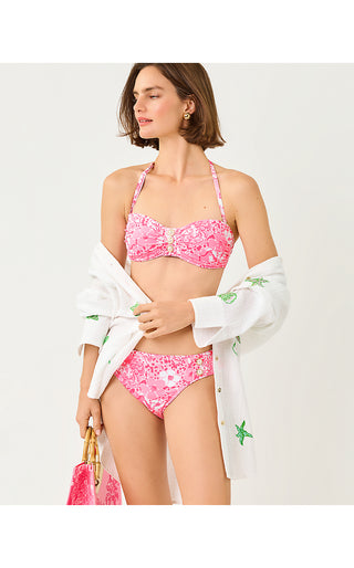 Melita Bandeau Top - Conch Shell Pink Burst Of Joy