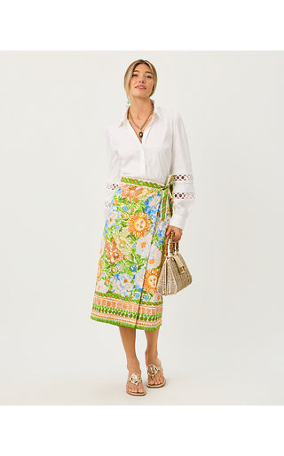 Dustin Midi Skirt - Rutabaga Sympeony Engineered