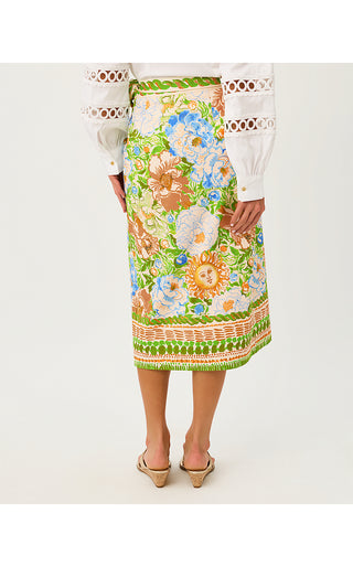 Dustin Midi Skirt - Rutabaga Sympeony Engineered
