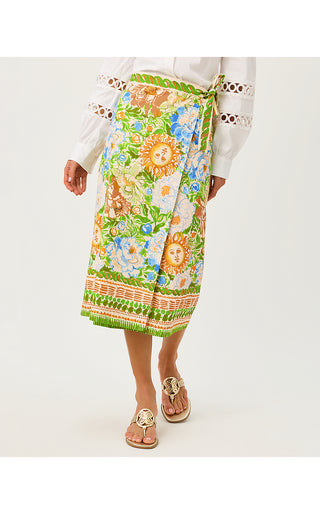 Dustin Midi Skirt - Rutabaga Sympeony Engineered