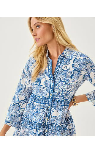 Angie Dress - Coconut Unforgettable Engineered