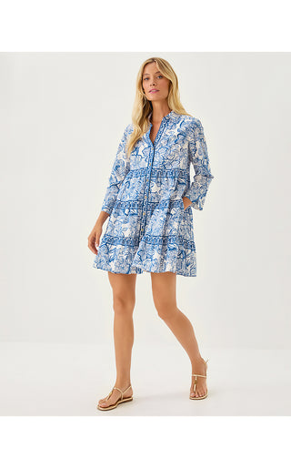 Angie Dress - Coconut Unforgettable Engineered