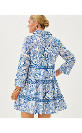 Angie Dress - Coconut Unforgettable Engineered