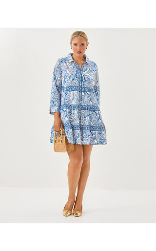 Angie Dress - Coconut Unforgettable Engineered