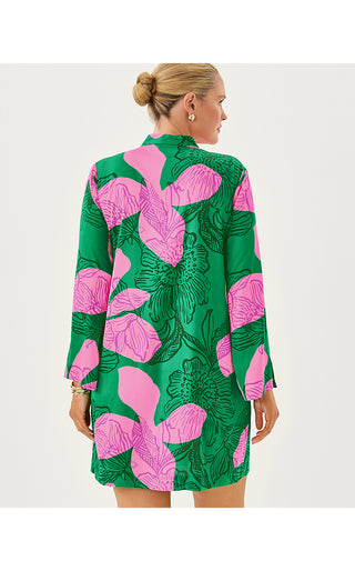 Irella Caftan Dress - Kitts Green Oversized Sunset Shadows