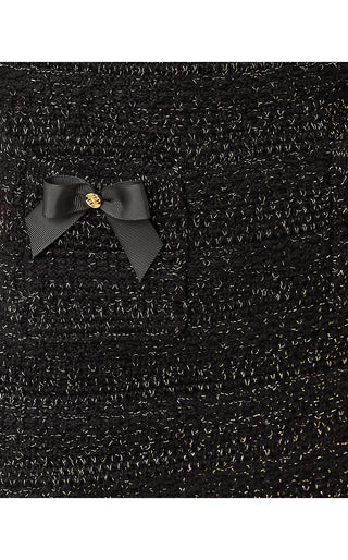 Rhysa Sweater Dress - Black Metallic Marl