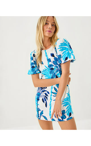 Brynleigh Skirted Romper - Coconut Oversized Swayin In The Breeze