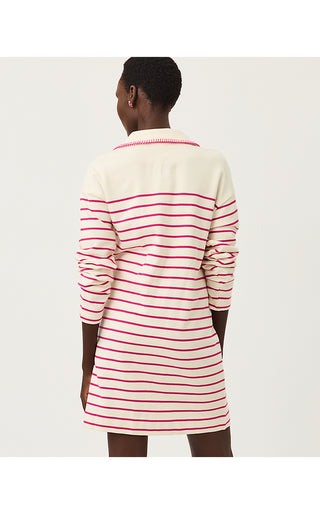 Corvaya Dress - Berry Bouquet Legacy Stripe