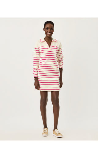 Corvaya Dress - Berry Bouquet Legacy Stripe
