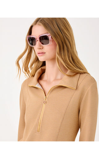 UPF 50+ Eleni Dress - Heathered Iced Latte