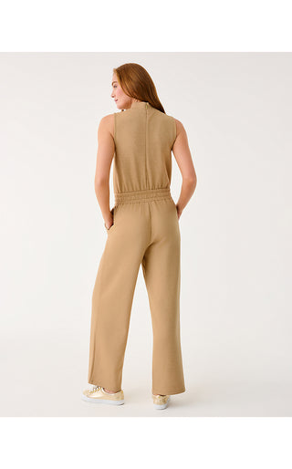 UPF 50+ Amore Jumpsuit - Heathered Iced Latte