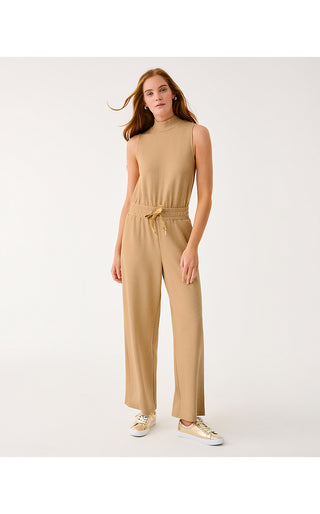 UPF 50+ Amore Jumpsuit - Heathered Iced Latte