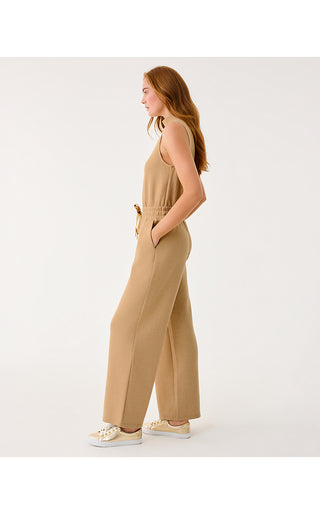 UPF 50+ Amore Jumpsuit - Heathered Iced Latte