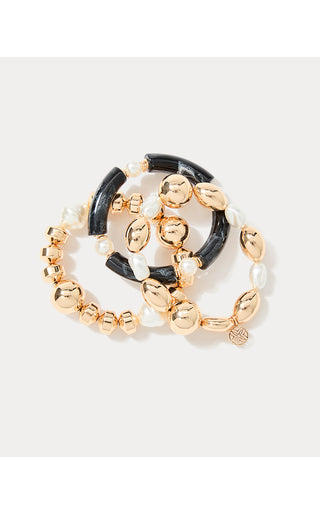 Sunset Shadows Stretch Bracelet - Noir