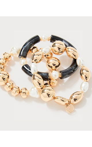 Sunset Shadows Stretch Bracelet - Noir