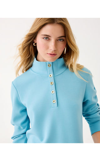 UPF 50+ Cowie Pullover - Bellevue Blue