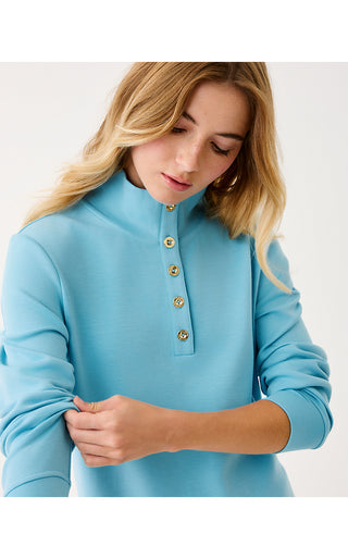 UPF 50+ Cowie Pullover - Bellevue Blue