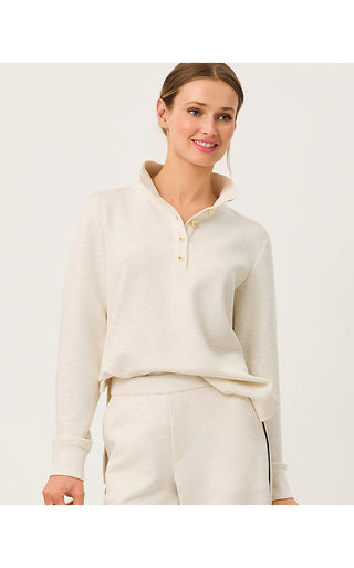 UPF 50+ Cowie Pullover - Heathered Coconut