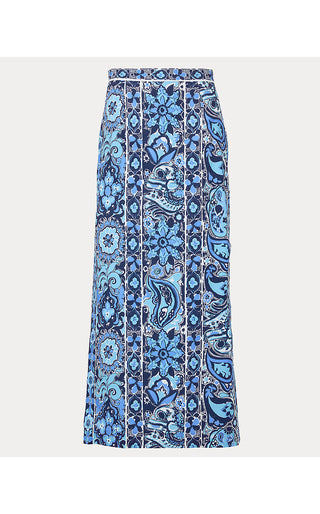 Sanders Maxi Skirt - Low Tide Navy The Casbah Engineered