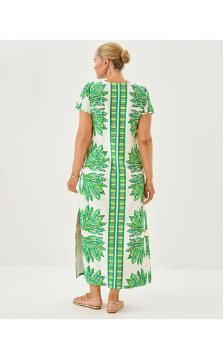 UPF 50+ Kaden ChillyLilly Maxi Dress - Kitts Green Shady Babe Engineered
