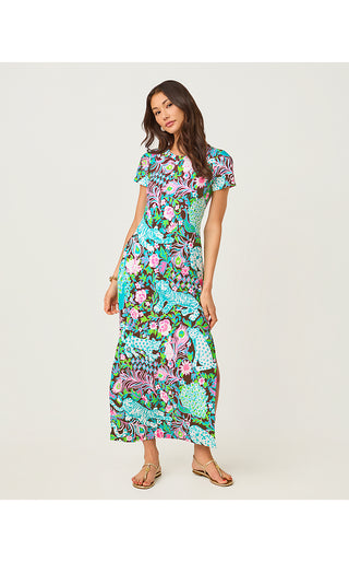 UPF 50+ Kaden ChillyLilly Maxi Dress - Multi Oversized Royal Zoo Engineered