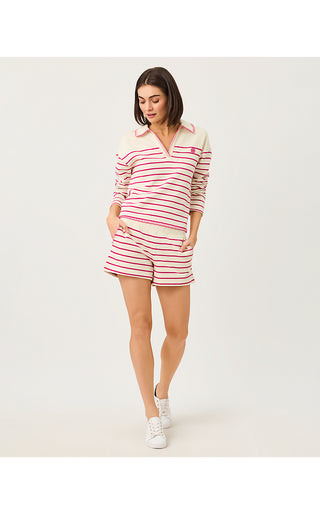 Aubra Short - Berry Bouquet Legacy Stripe