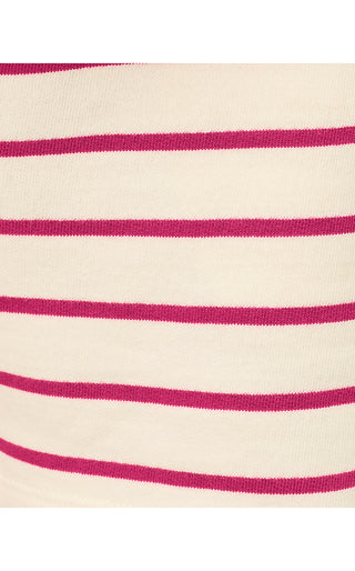 Aubra Short - Berry Bouquet Legacy Stripe