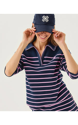 Corvaya Pullover - Low Tide Navy Legacy Stripe