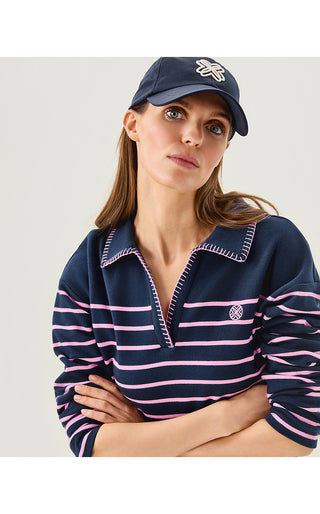Corvaya Pullover - Low Tide Navy Legacy Stripe