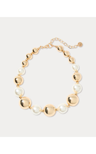 Moonlight Magic Necklace - Gold Metallic