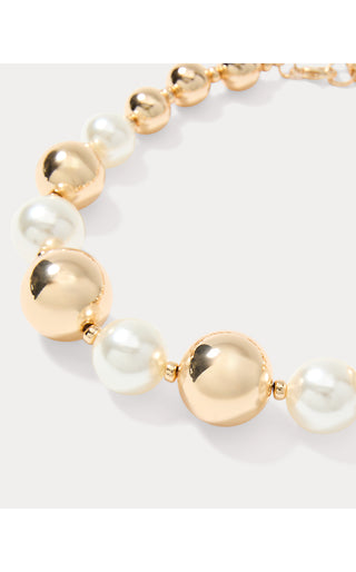 Moonlight Magic Necklace - Gold Metallic