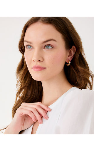 Spicy Socialite Earring Set - Gold Metallic